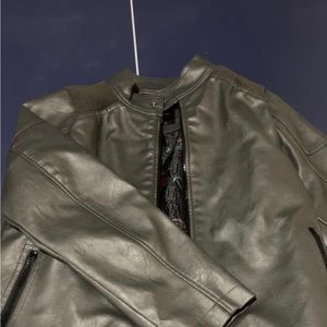 Boys Faux leather jacket new no tags